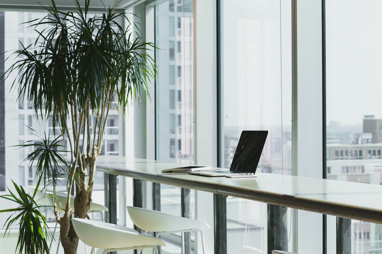 Bright workspace with natural light